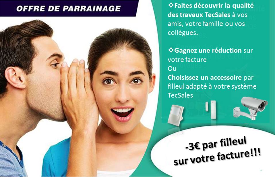 Offre de parrainage : 3€ par filleul !